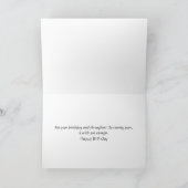 Verjaardagskat Wachten Bij Een Lege Eetbak Kaart (Binnen)