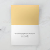 Verjaardagskat Wachten Bij Een Lege Eetbak Kaart (Binnen)