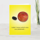 Verjaardagskeuzes Kaart (Voorkant)