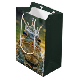 Verjaardagskikker met een waterspatkroon medium cadeauzakje