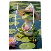 Verjaardagskikker op Lily Pad Medium Cadeauzakje (Voorkant)