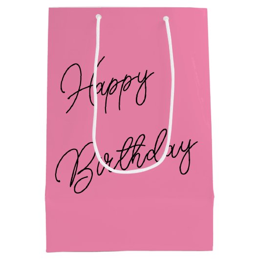 Verjaardagskikker peddelen een flip-flop medium cadeauzakje (Achterkant)