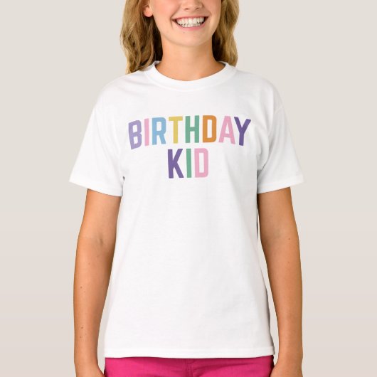VERJAARDAGSKIND T-SHIRT (Voorkant)