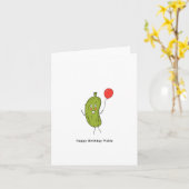Verjaardagskoekaard Pickle Kaart (Gele Bloem)