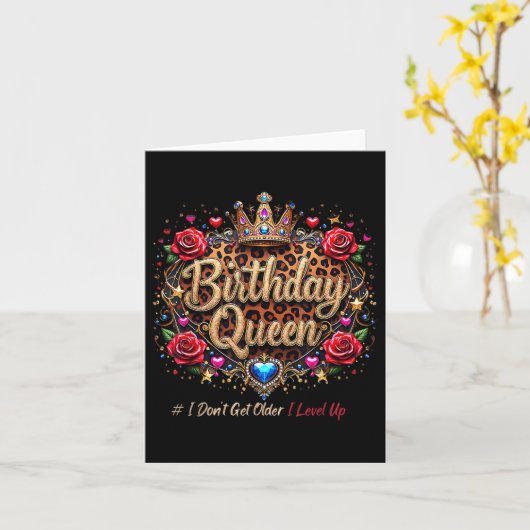 Verjaardagskoningin Ik word niet oud Ik hou van Sc Kaart (Gele Bloem)