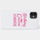 Verjaardagskoningin in Quarantaine Case-Mate iPhone Case (Achterkant (horizontaal))