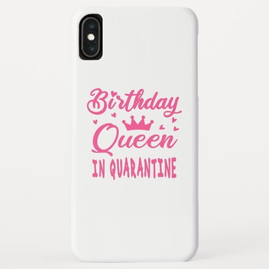 Verjaardagskoningin in Quarantaine Case-Mate iPhone Case (Achterkant)