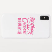 Verjaardagskoningin in Quarantaine Case-Mate iPhone Case (Achterkant (horizontaal))