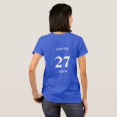 Verjaardagskoningin T-shirt (Achterkant volledig)