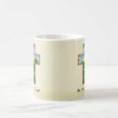 Verjaardagskruis gepersonaliseerd koffiemok (Center)