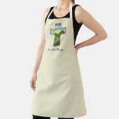 Verjaardagskruis gepersonaliseerd schort (Insitu)