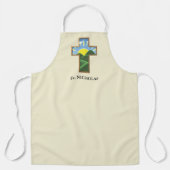 Verjaardagskruis gepersonaliseerd schort (Voorkant)