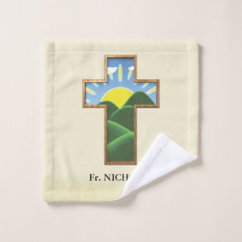 Verjaardagskruis gepersonaliseerd washandje