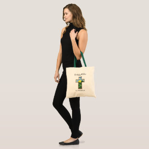 Verjaardagskruispriester gepersonaliseerd tote bag