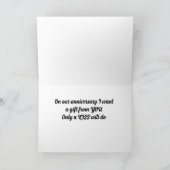 **VERJAARDAGSKUS** VAN JOU GRAAG! KAART (Binnen)