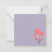 Verjaardagslama Notitiekaartje (Achterkant)