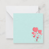 Verjaardagslama Notitiekaartje (Achterkant)