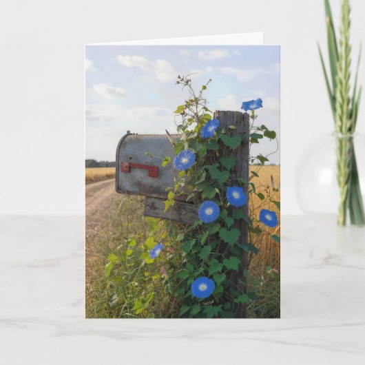 Verjaardagslandpostbus met Morgenwinde Kaart (Voorkant)