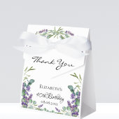 Verjaardagslavendel eucalyptus violet dank u bedankdoosjes
