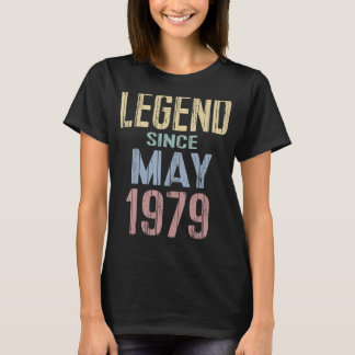  verjaardagslegende sinds mei 1979 t-shirt