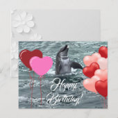 Verjaardagsliefde Briefkaart (Voorkant / Achterkant)