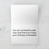 VERJAARDAGSLIEFDE VOOR JE FAVORIETE CHEF KAART (Binnen)
