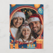 Verjaardagslijst met fotolijst briefkaart (Voorkant)