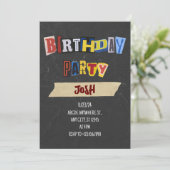  Verjaardagslosgeld brief Kaart (Staand voorkant)