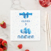 Verjaardagslunch servetten voor jongens - Ontwerp (Insitu)