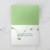 Verjaardagsmadeliefjes op Polka Dots Kaart (Binnen)