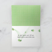 Verjaardagsmadeliefjes op Polka Dots Kaart (Binnen)