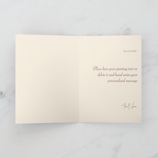 Verjaardagsmeisje 01 kaart (Binnen)