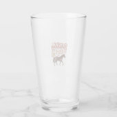 Verjaardagsmeisje 10 Paard Bloem Vector Design_1 Glas (Achterkant)