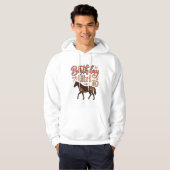 Verjaardagsmeisje 10 Paard Bloem Vector Design_1 Hoodie (Voorkant volledig)