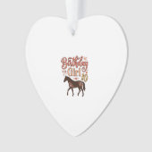 Verjaardagsmeisje 10 Paard Bloem Vector Design_1 Ornament (voorkant)