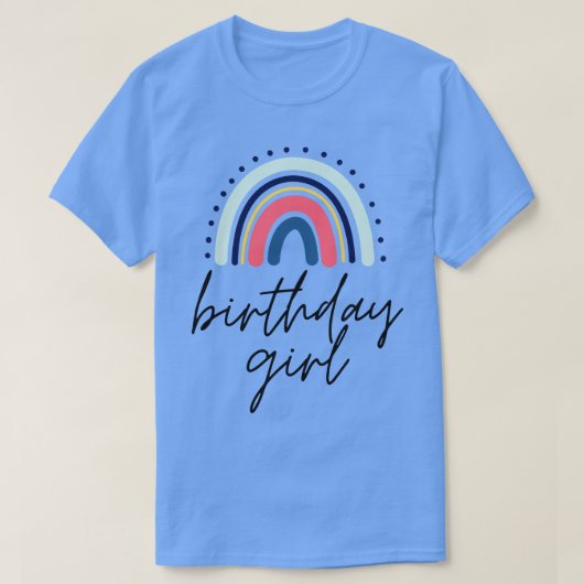 Verjaardagsmeisje 17 t-shirt (Design voorkant)