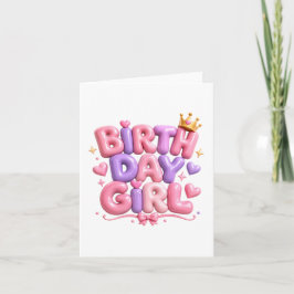 Verjaardagsmeisje ballonletters PNG | Schattige ro