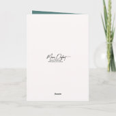 Verjaardagsmeisje in Bossen met een kat Kaart (Achterkant)