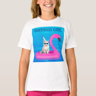 Verjaardagsmeisje Kat Vlotter T-shirt