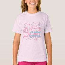 Verjaardagsmeisje Kinderen T-Shirt Cute Verjaardag