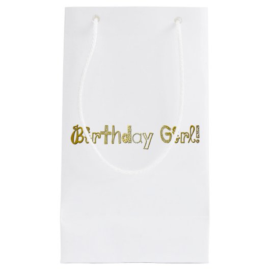 Verjaardagsmeisje! Klein Cadeauzakje (Voorkant)