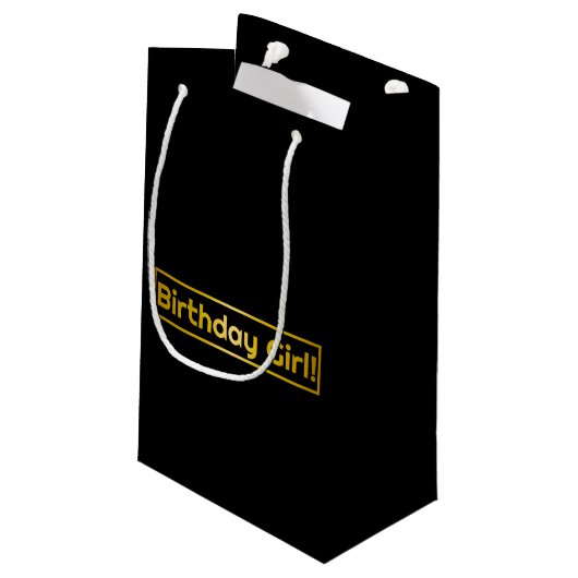 Verjaardagsmeisje! Klein Cadeauzakje (Achterkant Gekanteld)