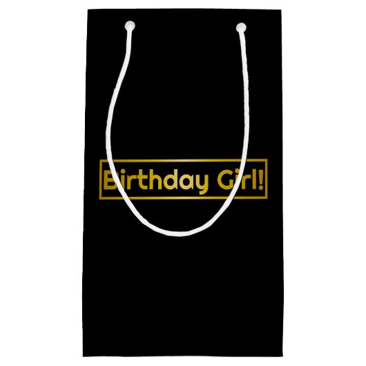 Verjaardagsmeisje! Klein Cadeauzakje (Voorkant)