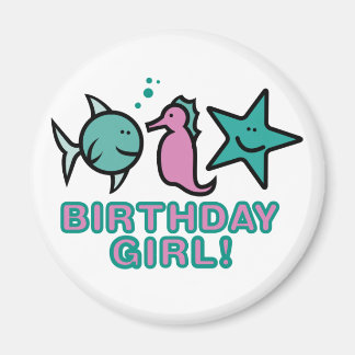 Verjaardagsmeisje! Magneet