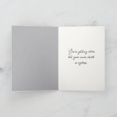 Verjaardagsmeisje met haar hond kaart (Binnen)