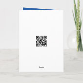 Verjaardagsmeisje met pickleball paddle en bal kaart (Achterkant)