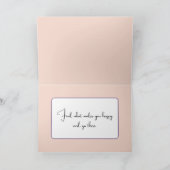 Verjaardagsmeisje op schommel met maan kaart (Binnen)