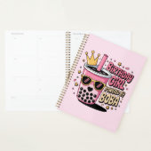 Verjaardagsmeisje Powered by Boba Bubble Tea Feest Planner (Display)