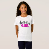 verjaardagsmeisje t-shirt (Voorkant volledig)
