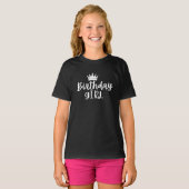 Verjaardagsmeisje T-shirt (Voorkant volledig)